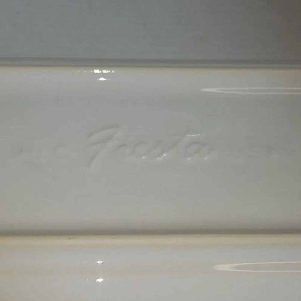 Fiestaware Fiesta Bread Plate Tray Server Plater Dish White CERAMIC